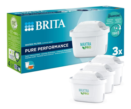 Dzbanek filtrujący do wody Brita Wkład filtrujący MAXTRAPRO Pure Performance 3 szt.